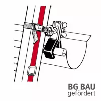 Leiterhalterset für Dachrinnen